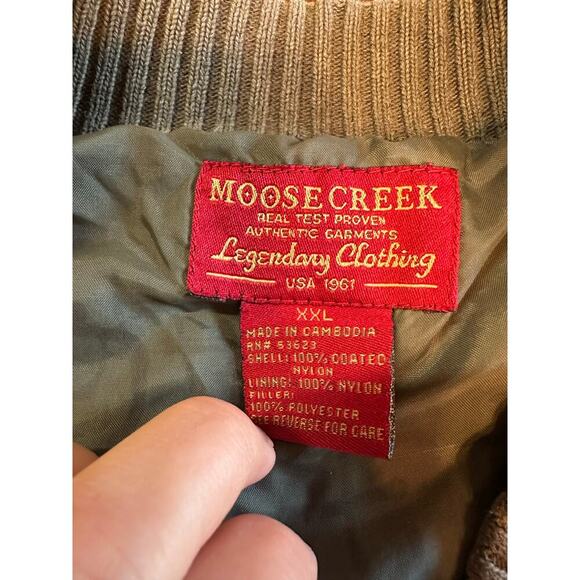 Moose Creek Quilted Vest Men XXL Transitional Spring Gorp Hiking Active Texture - Picture 2 of 10